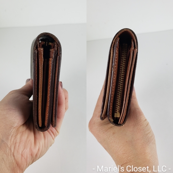 Authentic Louis Vuitton Porte Monnaie Billets Tresor #2730M - Picture 6 of 8